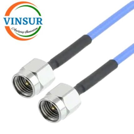 SMA Male Straight to SMA Male Straight for RG402 T-flex Cable of Length 500mm