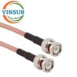 BNC Male Straight to BNC Male Straight for RG316 Cable of Length 3M