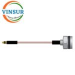 MMCX Male Straight to N Male Straight for RG316 Cable of Length 100mm