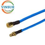 SMA Male Straight to SMA Female Bulkhead Straight for RG402 Cable of Length 1M