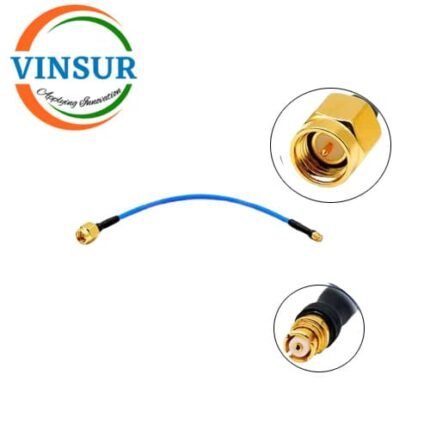 SMA Male Straight to SMP Female Straight for RG405 Semi-flex Cable of Length 500mm