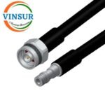 QMA Male Straight to N Male Straight  for LMR400-UF Cable Assembly Length of 5m