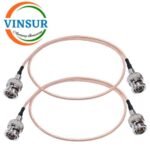 BNC Male Straight to BNC Male Straight for RG179 Cable of Length 2M