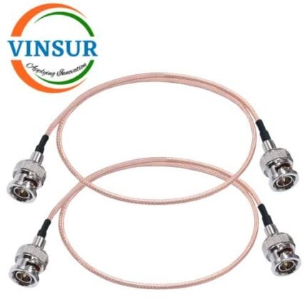 BNC Male Straight to BNC Male Straight for RG179 Cable of Length 2M