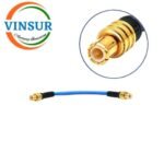 MCX Male Straight to MCX Male Straight for RG405 Semi Flex Cable of Length 70mm