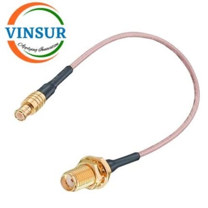 MCX Male Straight to SMA Female Straight for RG-316 Cable of Length 0.25 meter