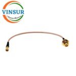 MCX Female Straight to SMA Female Straight for RG-316 Cable of Length 0.25 meter - Image 2