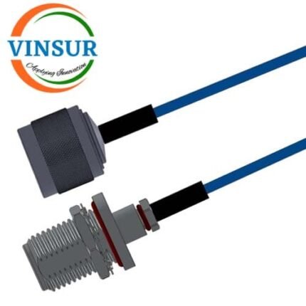 N Male Straight to N Female Straight Bulk head for RG-405 Cable fo Length 1M