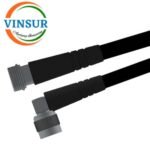 QN Male Straight to N Male Right Angle for LMR400-UF Cable of Length 15 Meter