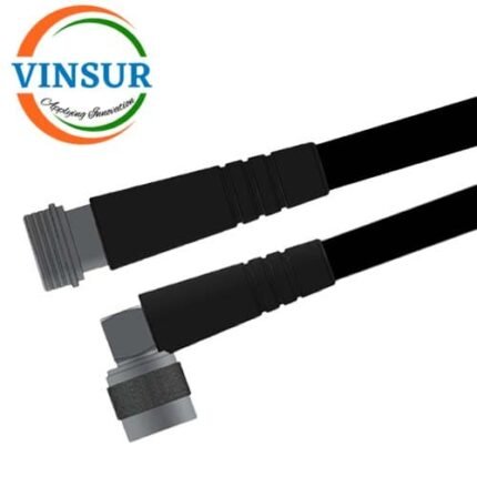 QN Male Straight to N Male Right Angle for LMR400-UF Cable of Length 15 Meter