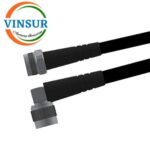N Male Straight to N Male Right Angle for LMR400-UF Cable of Length 15 Meter