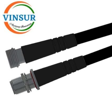 QN Male Straight to N Female Straight Bulk Head for LMR400-UF Cable of Length 15M