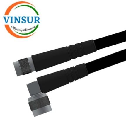 TNC Male Straight to N Male Right Angle for LMR400-UF Cable of Length 15 Meter
