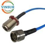 N Male Straight to N Female Straight Bulkhead for RG401 Cable of 500mm - Image 3