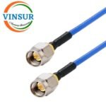 SMA Male Straight to SMA Male Straight for RG-405 Cable of Length 12" Inch